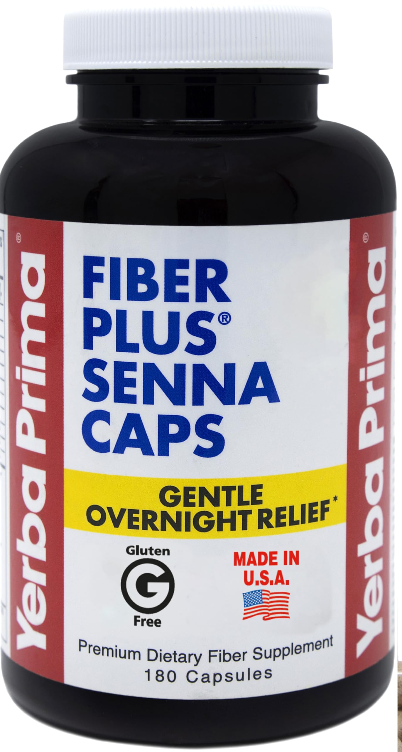 Amazon.com: Yerba Prima Fiber Plus Senna Capsules, 180 Count